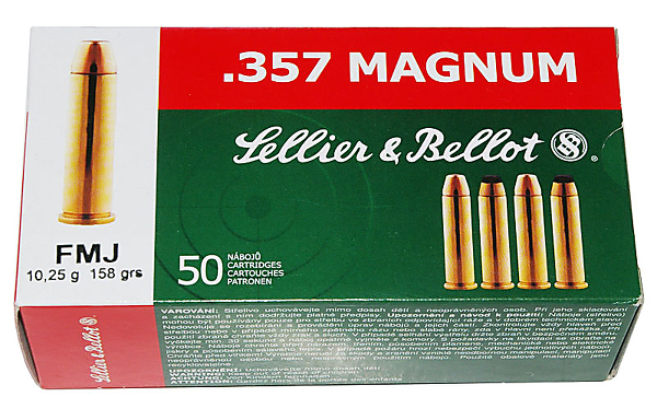 Sellier Bellot .357 mag FMJ 158 grs