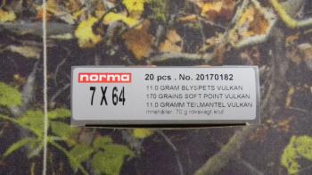 Norma Vulkan 7x64 170 grs