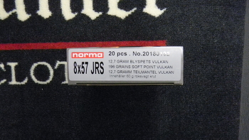 Norma Vulkan 8x57 JRS 196 grains