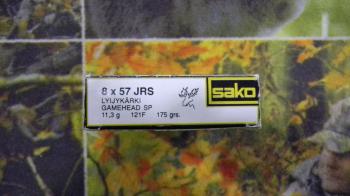 Sako Gamehead SP 8x57 JRS 175 grains