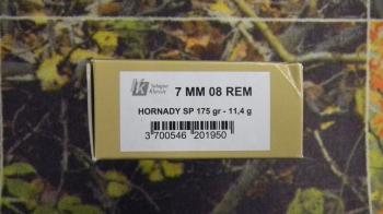 Sologne Hornady SP 7mm-08 175 grs