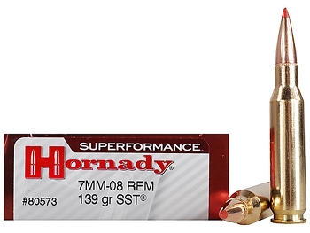 Hornady Superformance SST 7mm-08 rem 139 grs