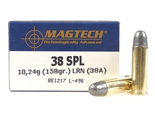 Magtech .38 spécial LRN 158 grs