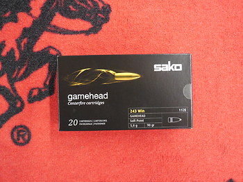Sako Gamehead 243 win 90 grs