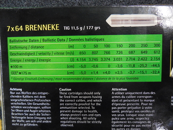 Brenneke TIG 7x64 177 grs