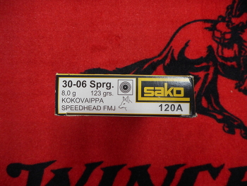 Sako Speedhead FMJ 30-06 123 grs