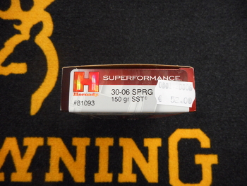 Hornady Superformance SST 30-06 150 grs