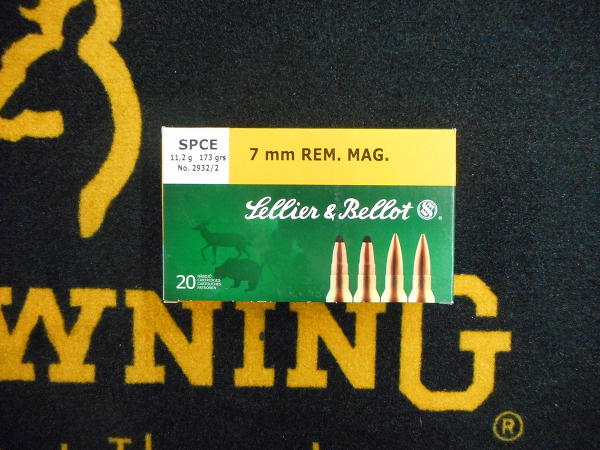 Sellier Bellot SPCE 7 mm rem mag 173 grs