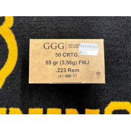 GGG 223 rem FMJ 55 grs (x50)
