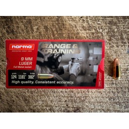 Norma 9 mm FMJ 124 grs (x50)